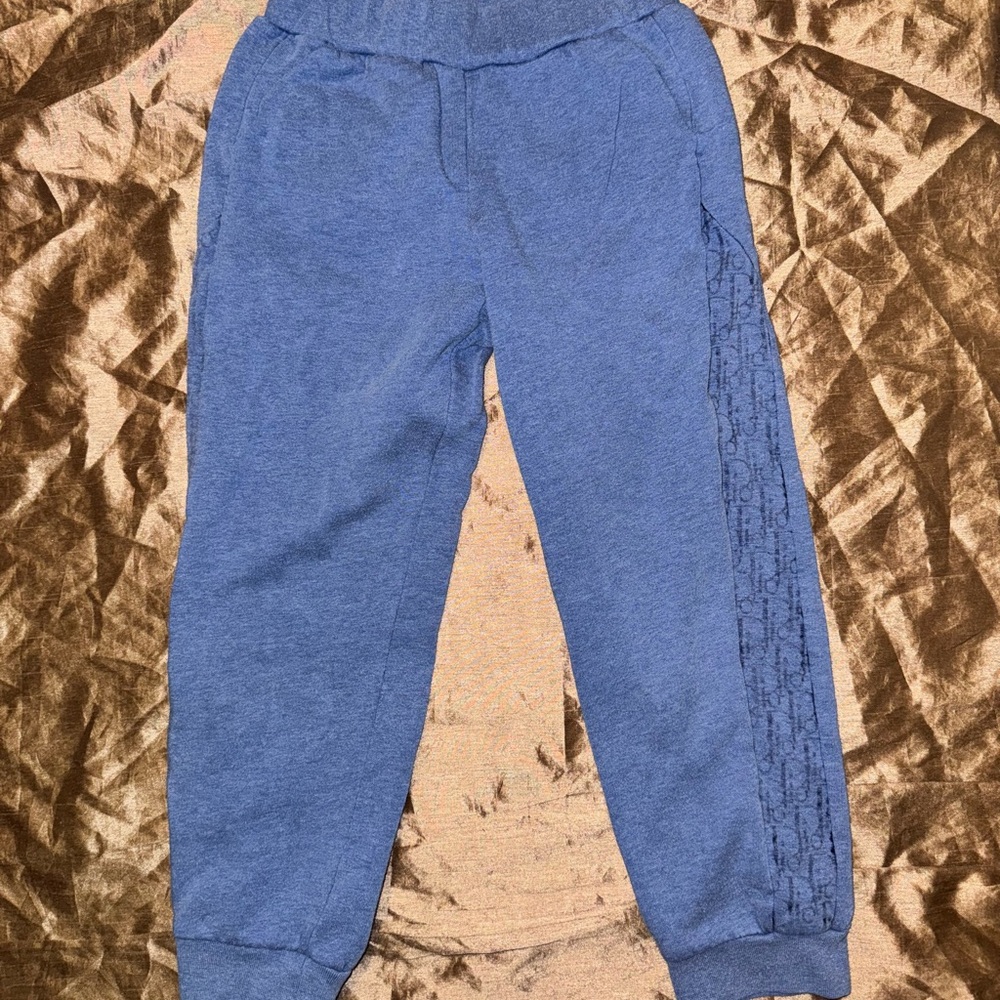 Christian Dior Youth size 8 Track Suit Sweatshirt Pants Blue pullover joggers tr - Picture 2 of 6